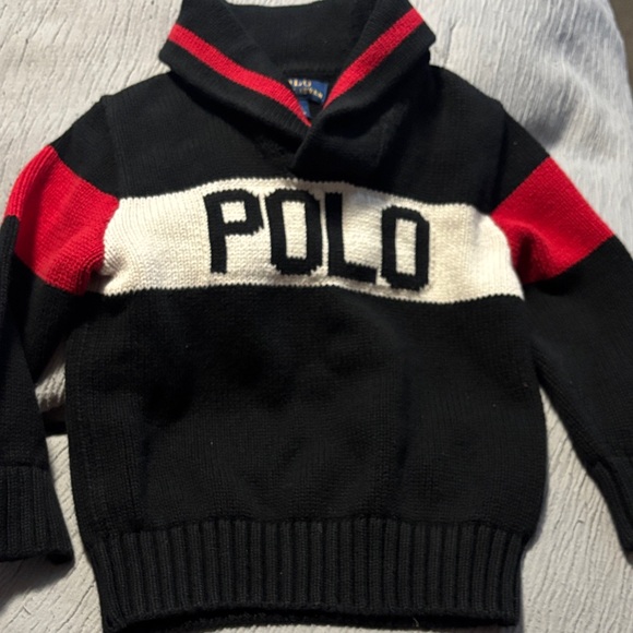 Polo Ralph Lauren Other - Polo by Ralph Lauren Black and Red Kids Sweater